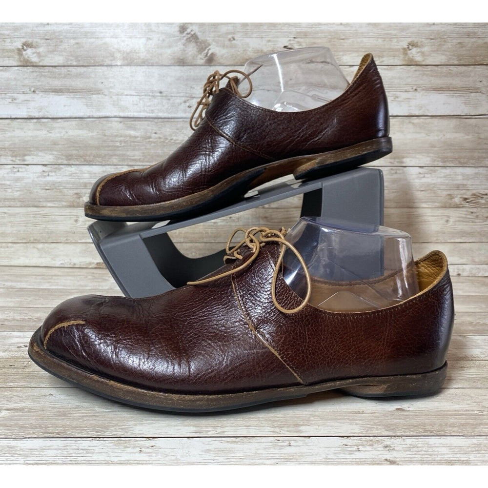 Cydwoq Shoes Womens 40EU / 10US Brown Leather Handmade USA Architectural Vintage - Picture 9 of 16